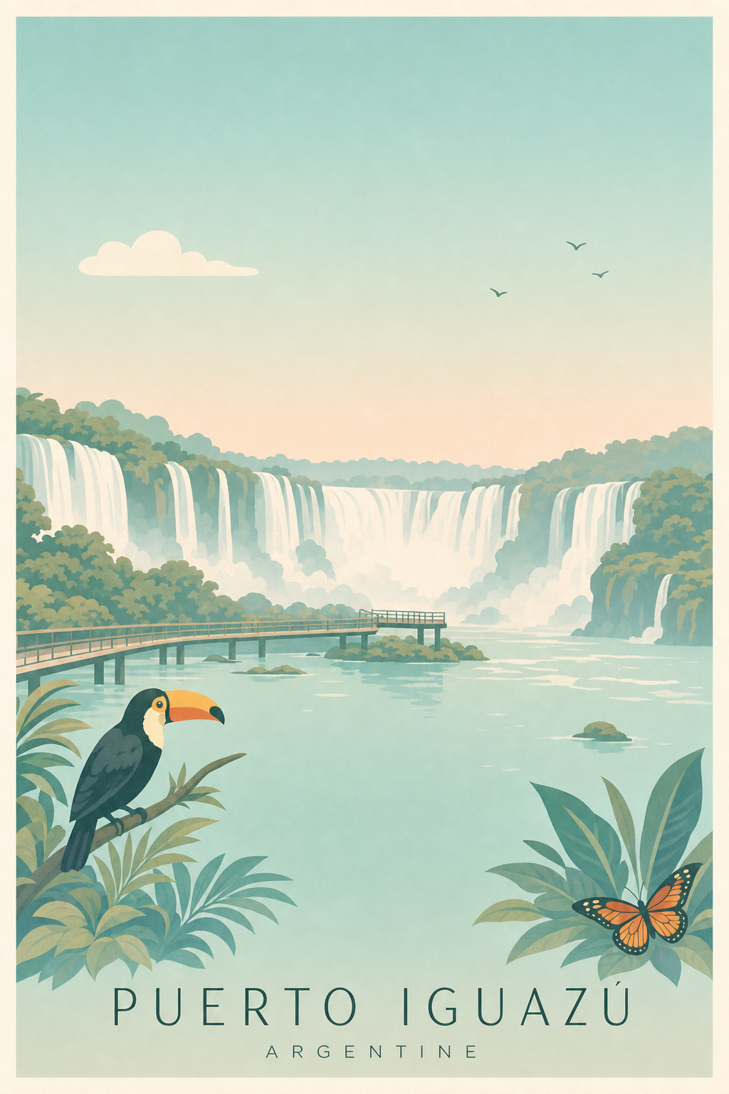 Affiche de Puerto Iguazú - Poster Calme