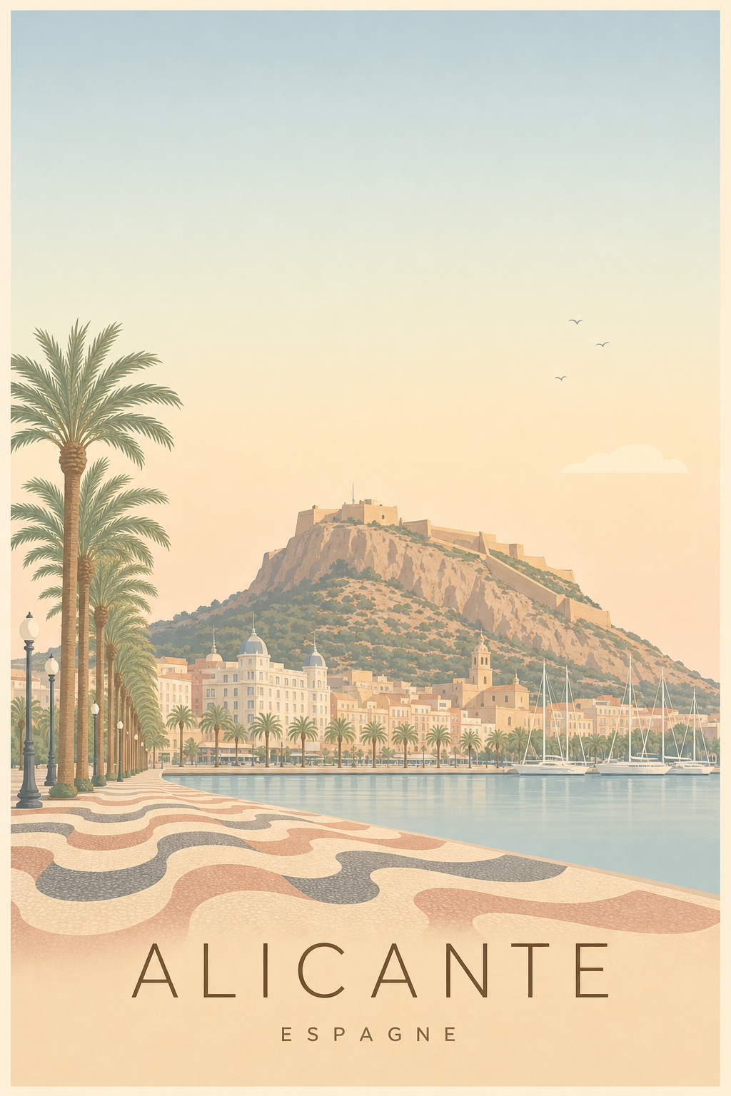 Affiche d'Alicante - Poster Calme