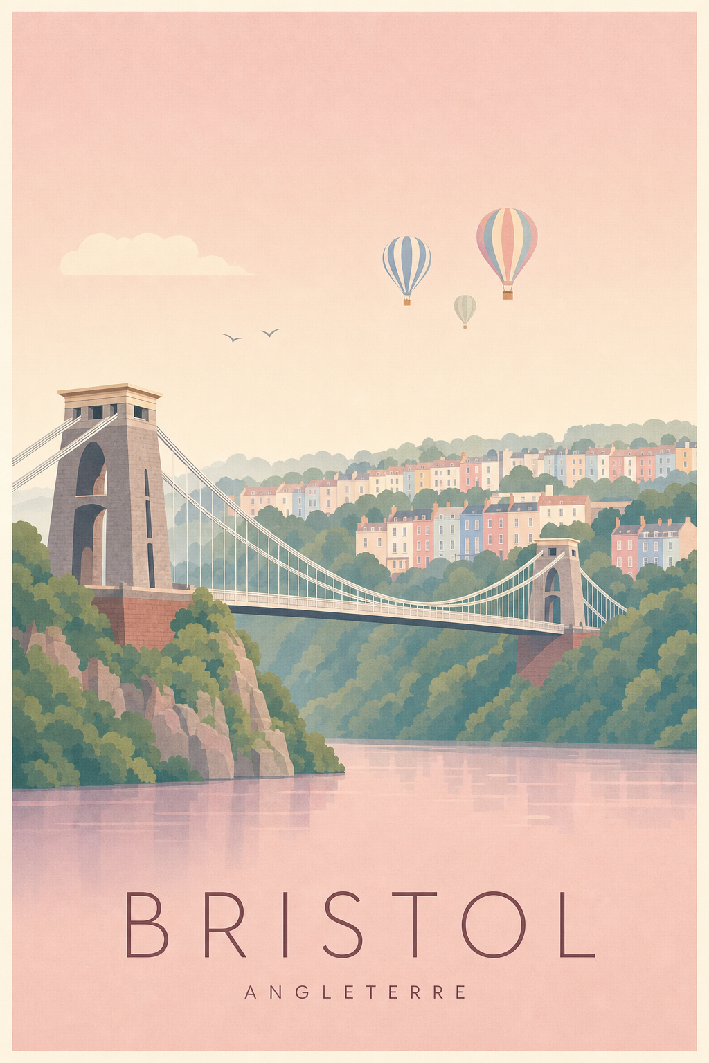 Affiche de Bristol - Poster Calme