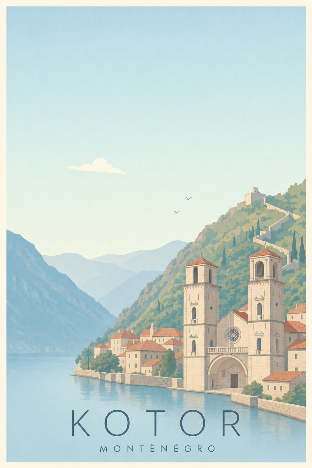Affiche de Kotor - Poster Calme