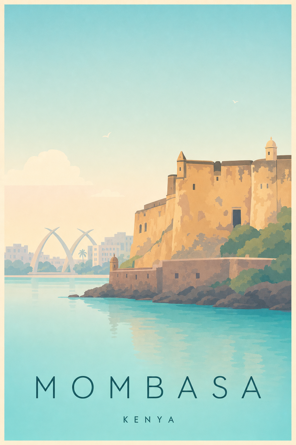 Affiche de Mombasa - Poster Calme