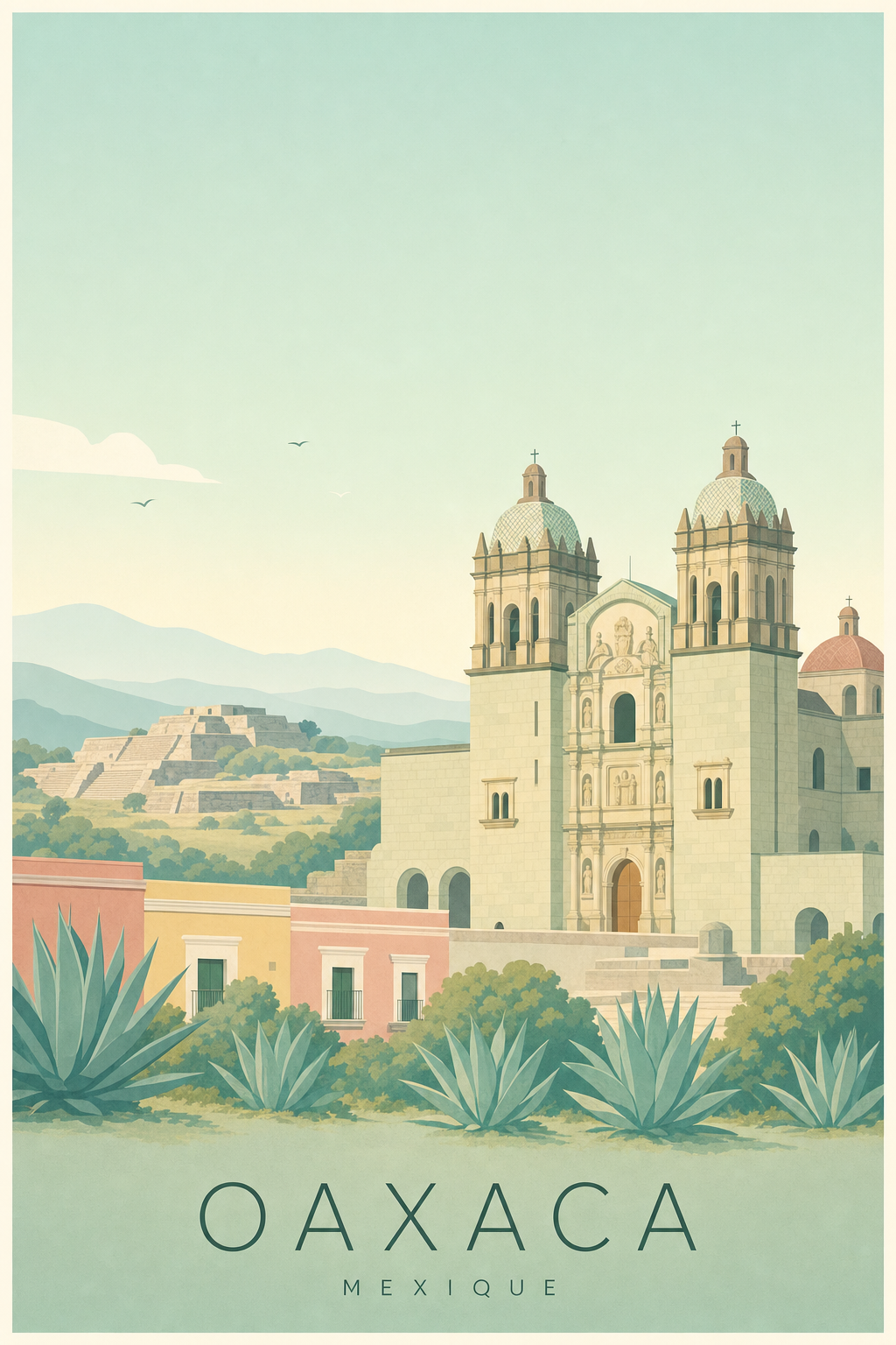 Affiche d'Oaxaca - Poster Calme