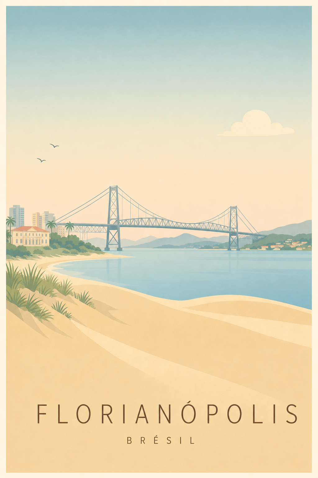 Affiche de Florianópolis - Poster Calme