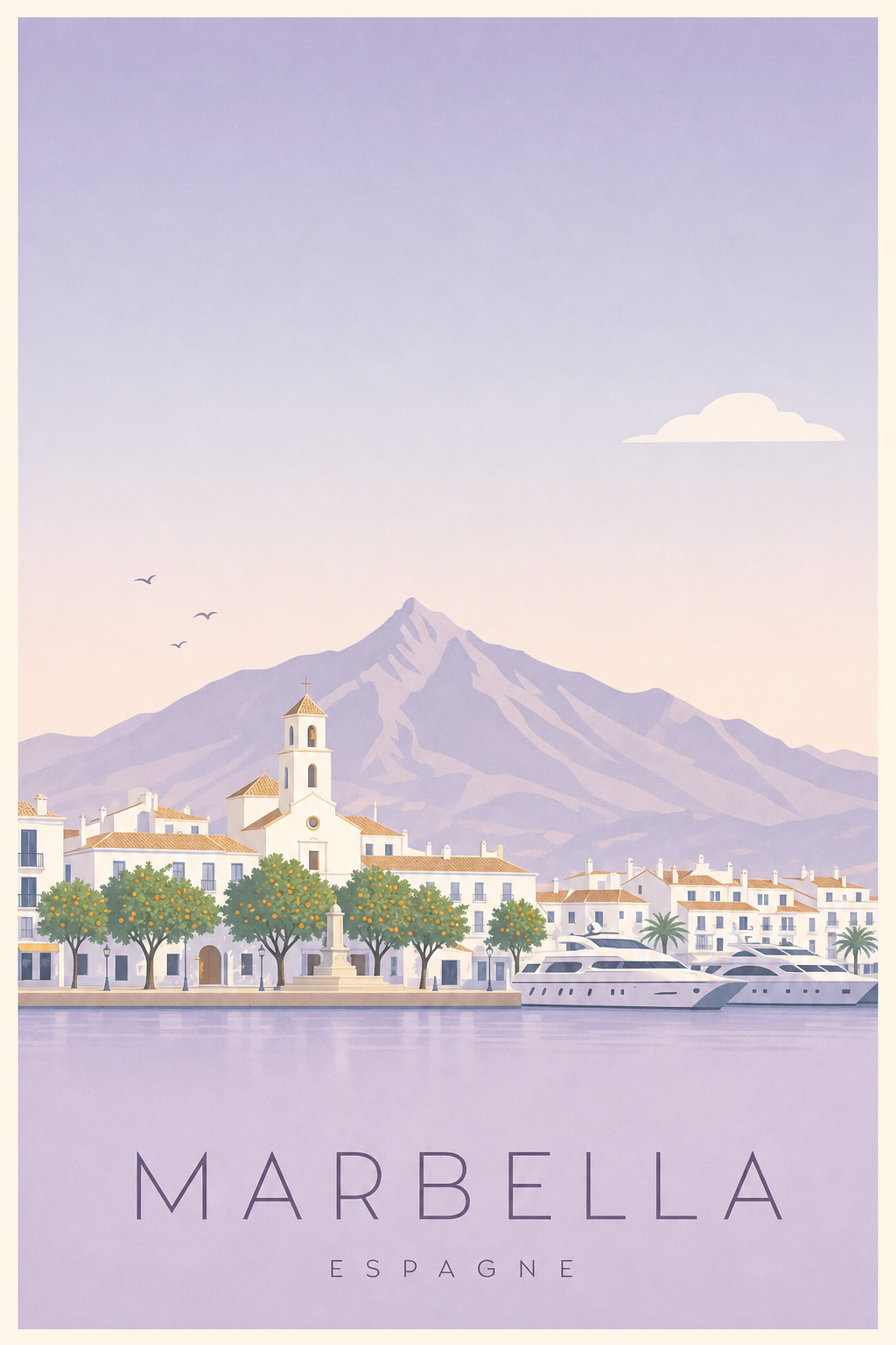 Affiche de Marbella - Poster Calme