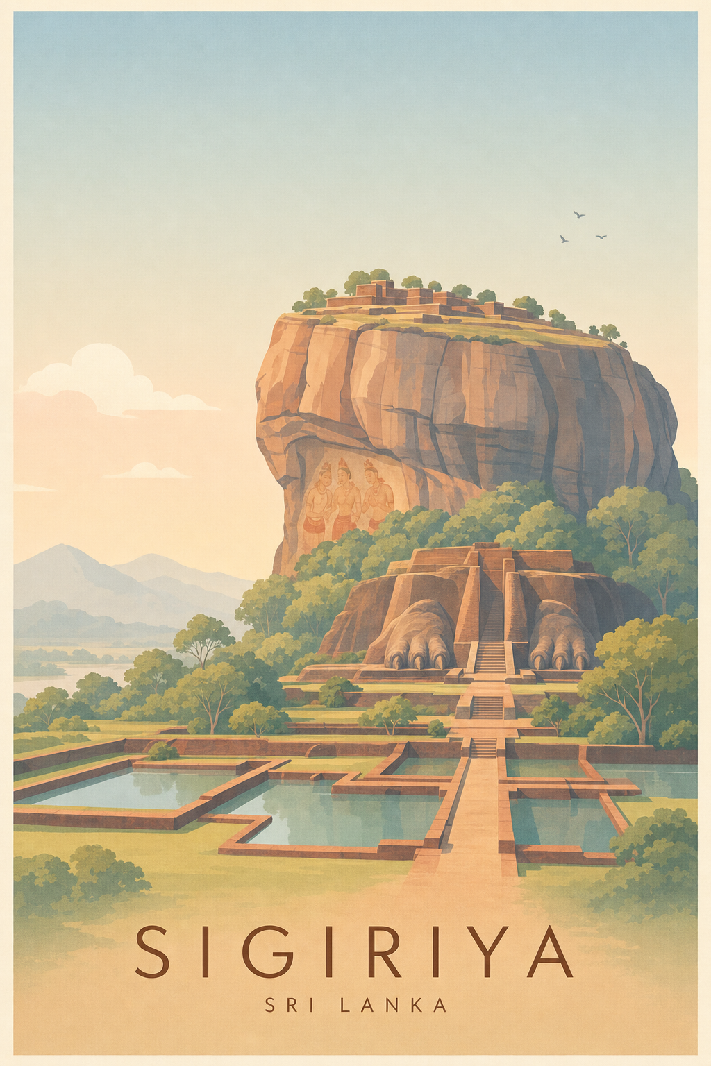 Affiche de Sigiriya - Poster Calme