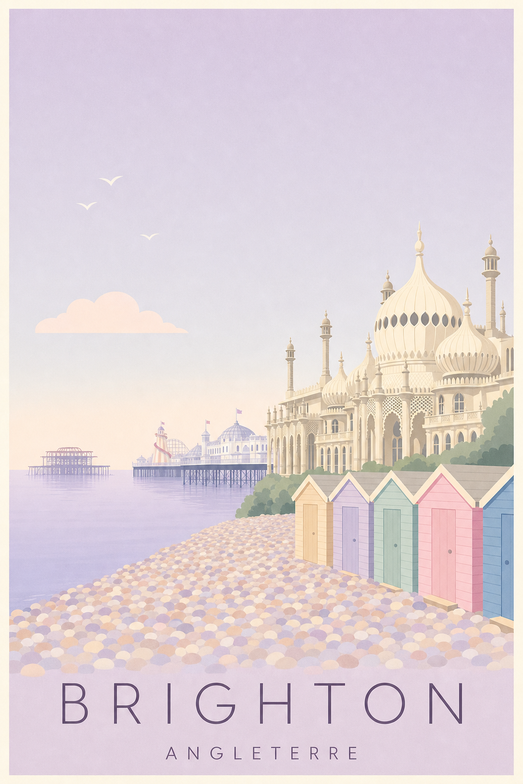 Affiche de Brighton - Poster Calme