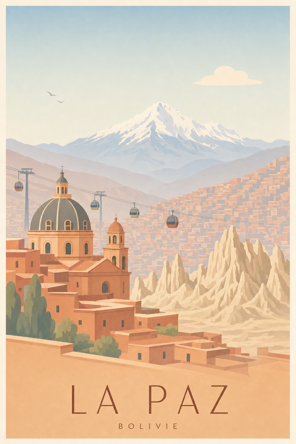 Affiche de La Paz - Poster Calme