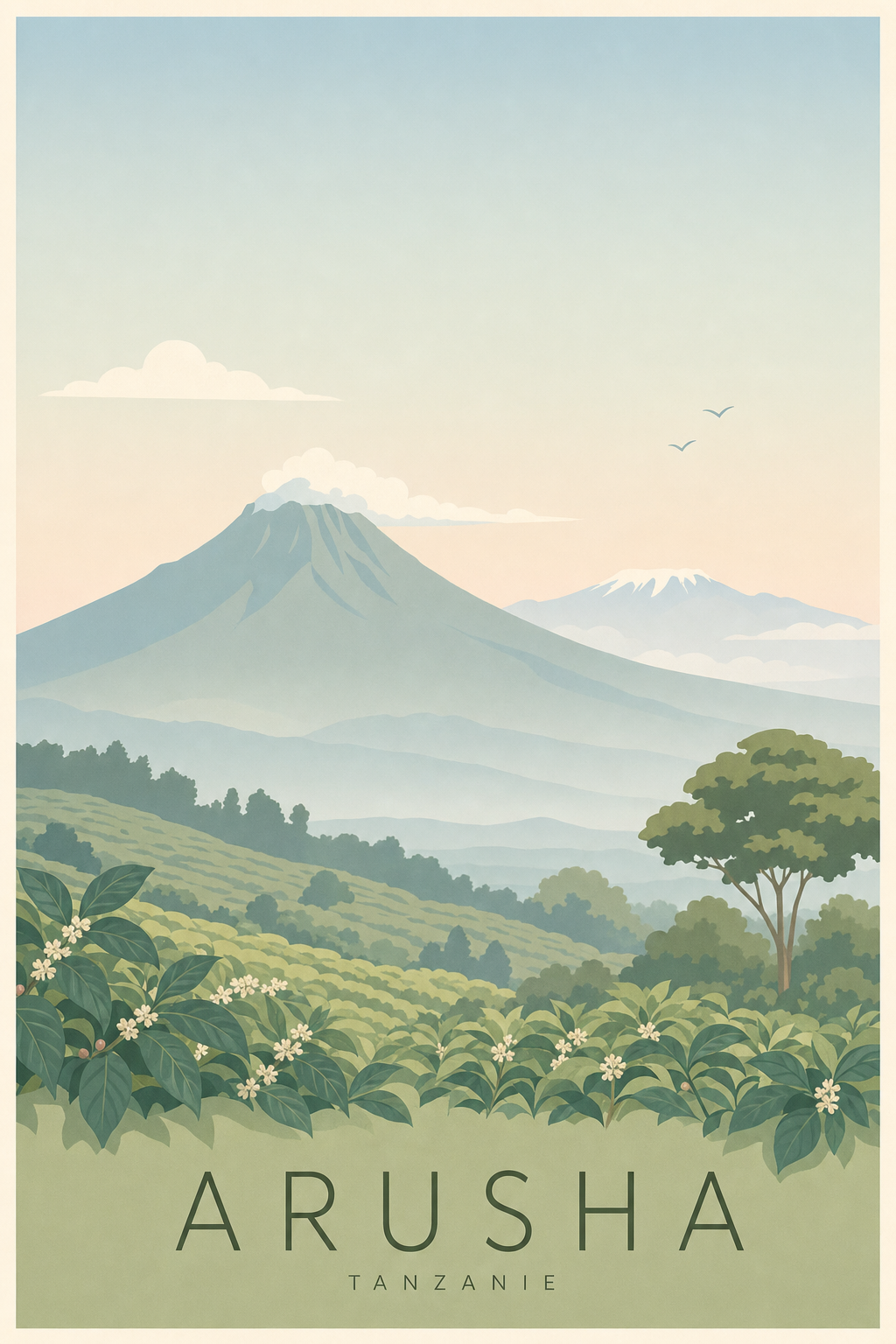 Affiche d'Arusha - Poster Calme