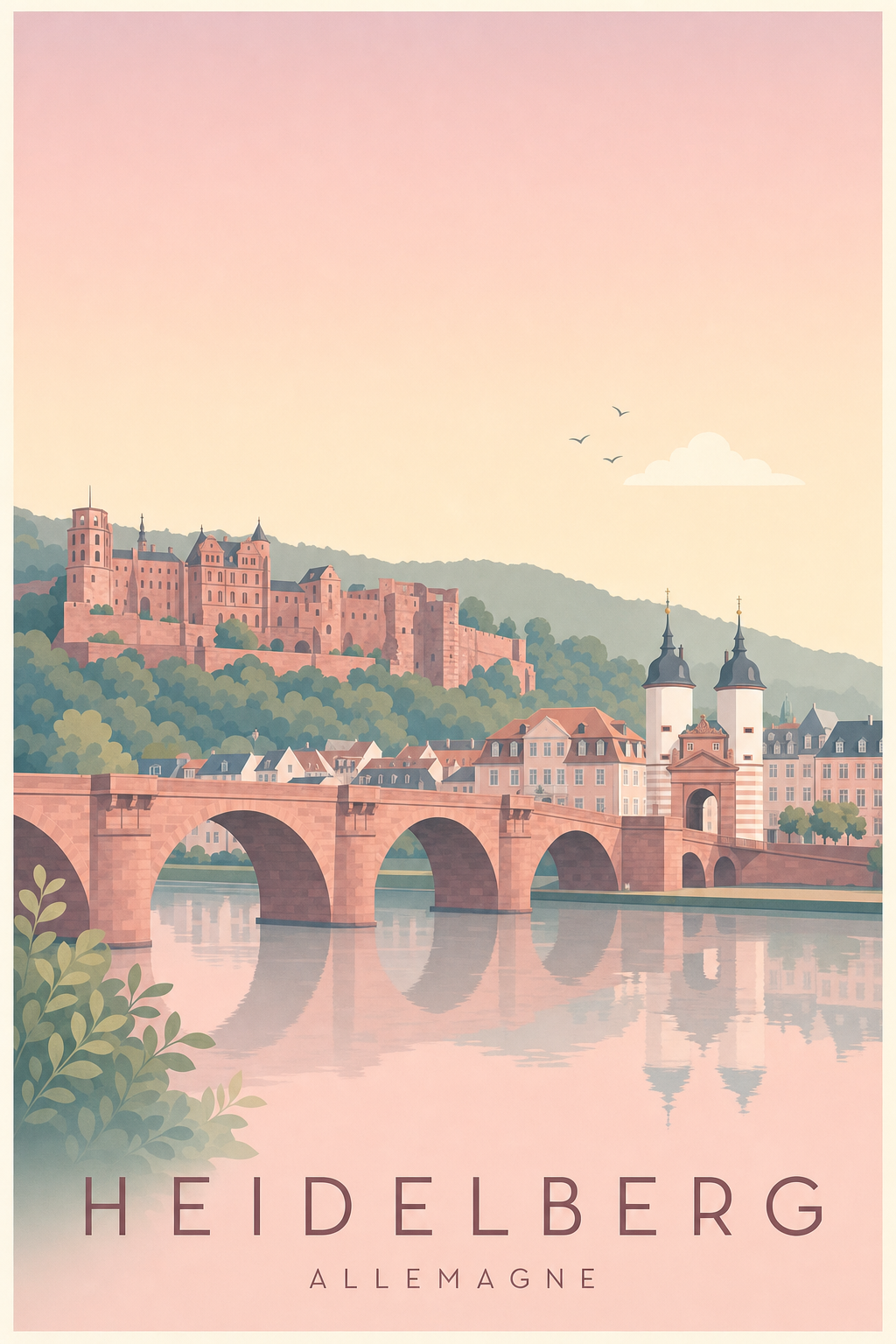Affiche de Heidelberg - Poster Calme