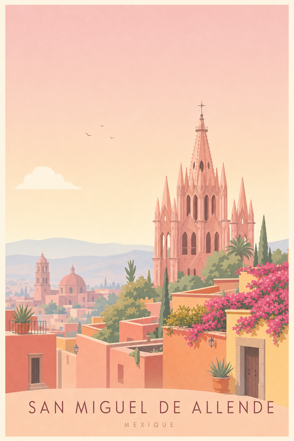 Affiche de San Miguel de Allende - Poster Calme