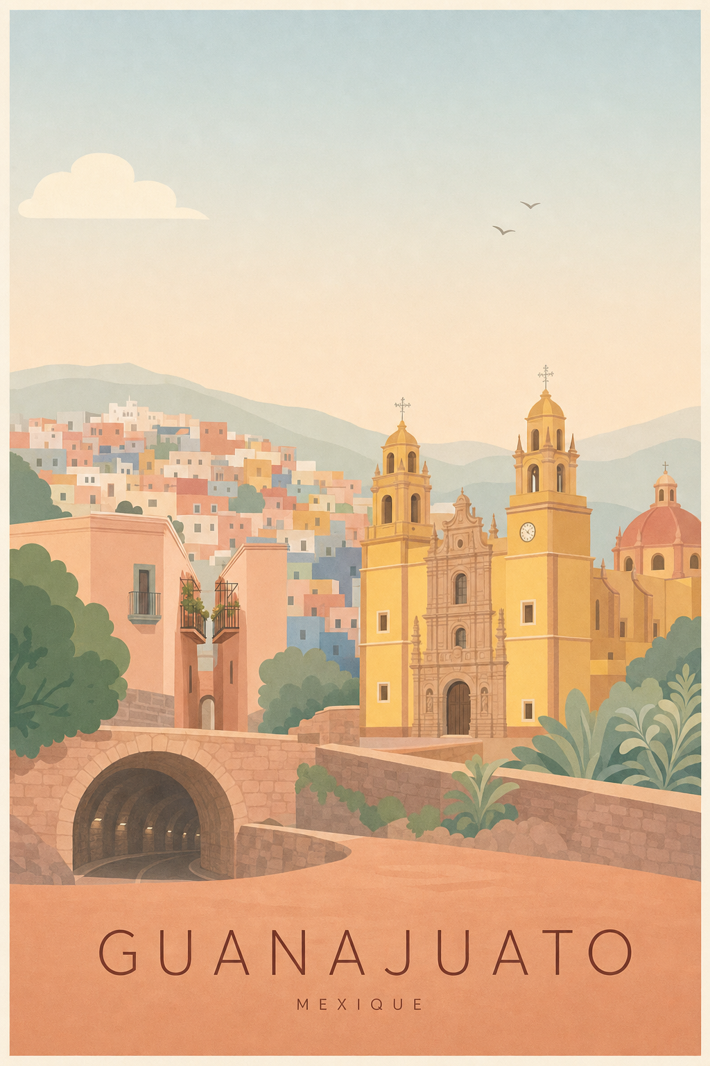 Affiche de Guanajuato - Poster Calme