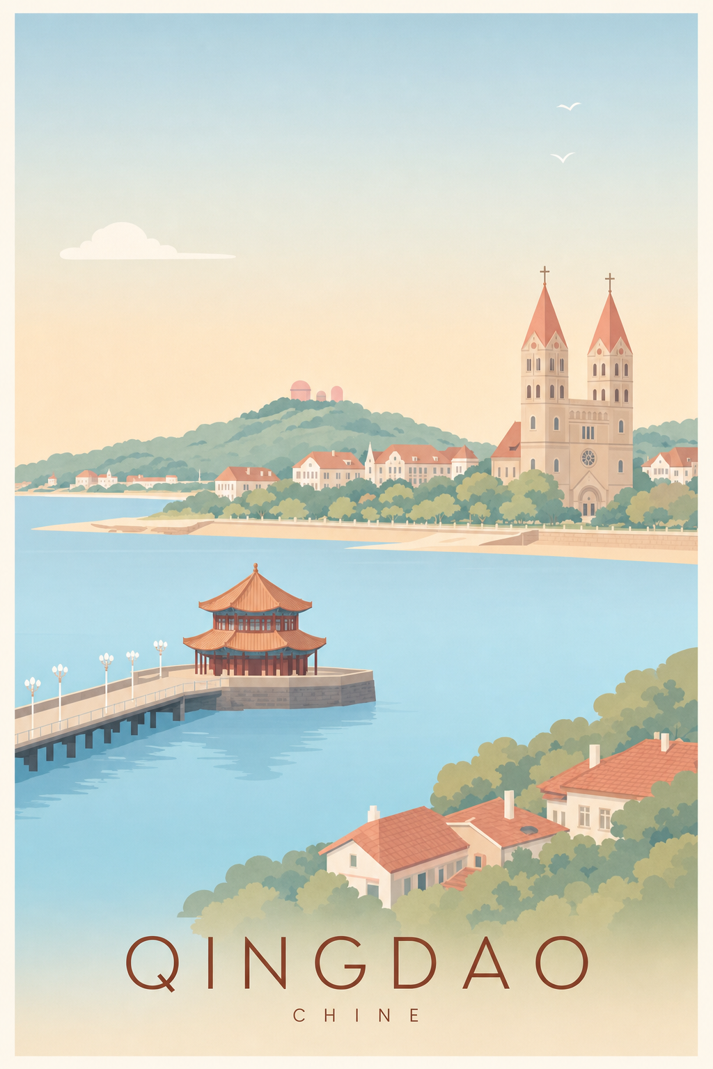 Affiche de Qingdao - Poster Calme