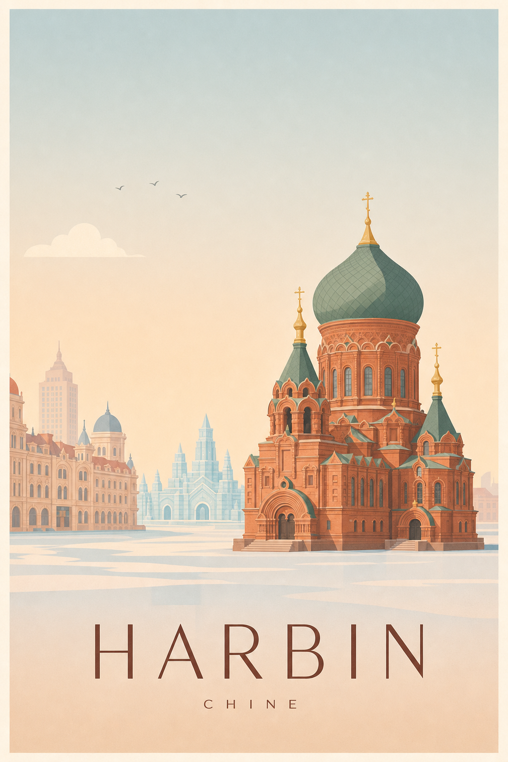 Affiche de Harbin - Poster Calme