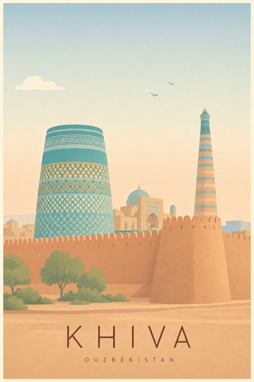 Affiche de Khiva - Poster Calme