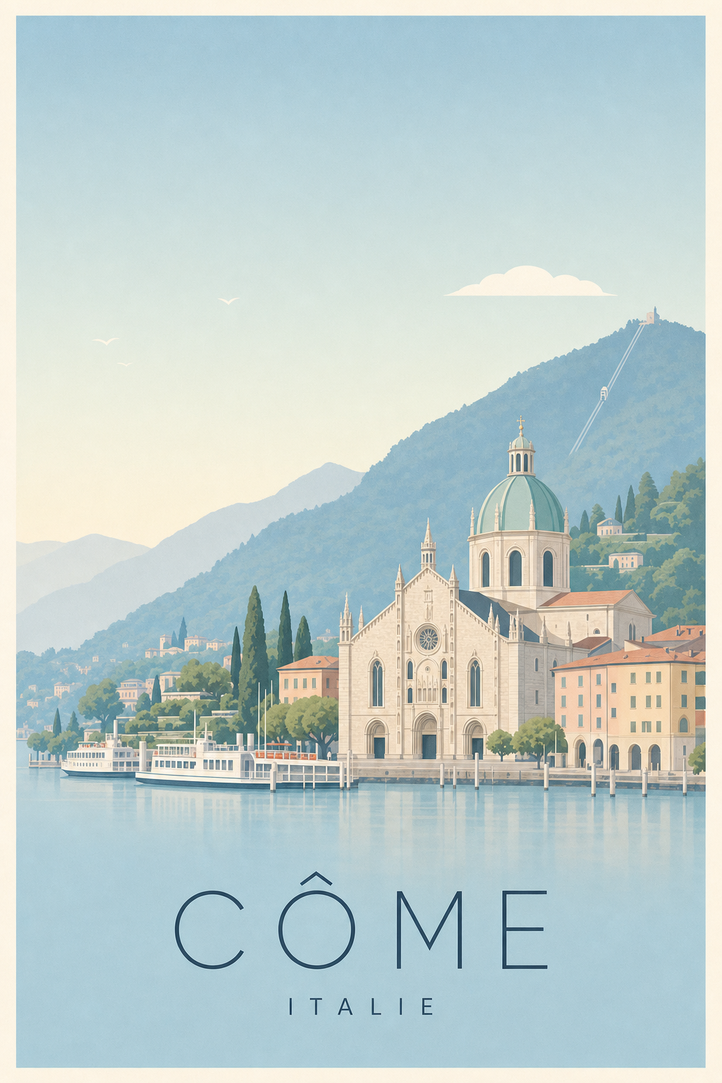 Affiche de Côme - Poster Calme