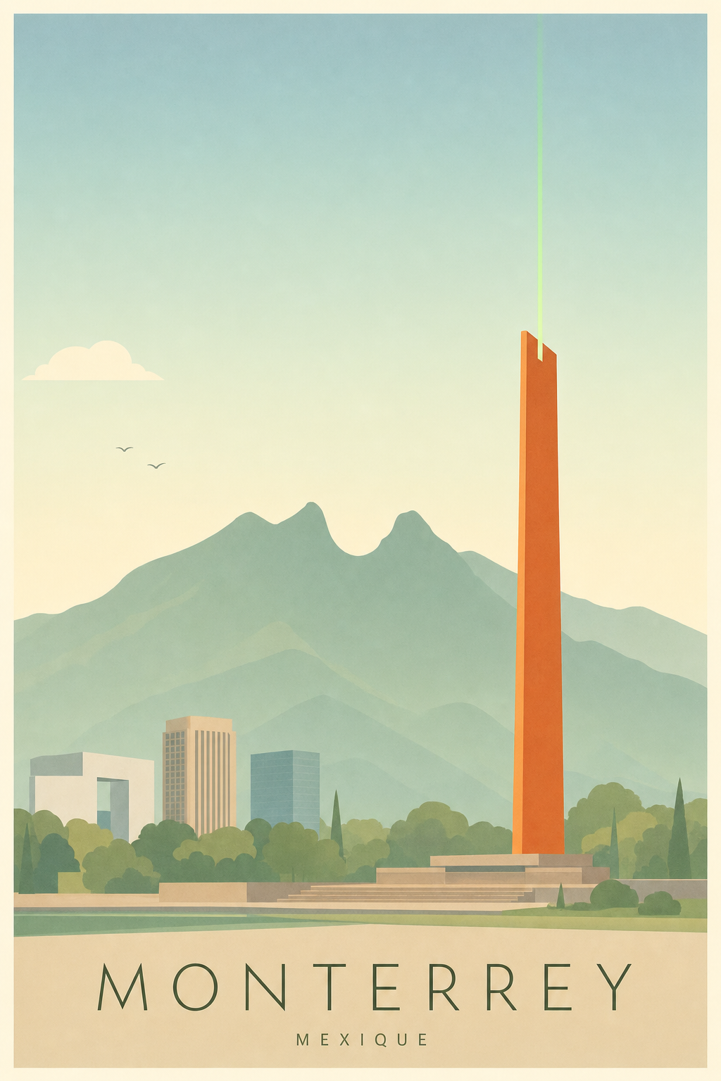 Affiche de Monterrey - Poster Calme