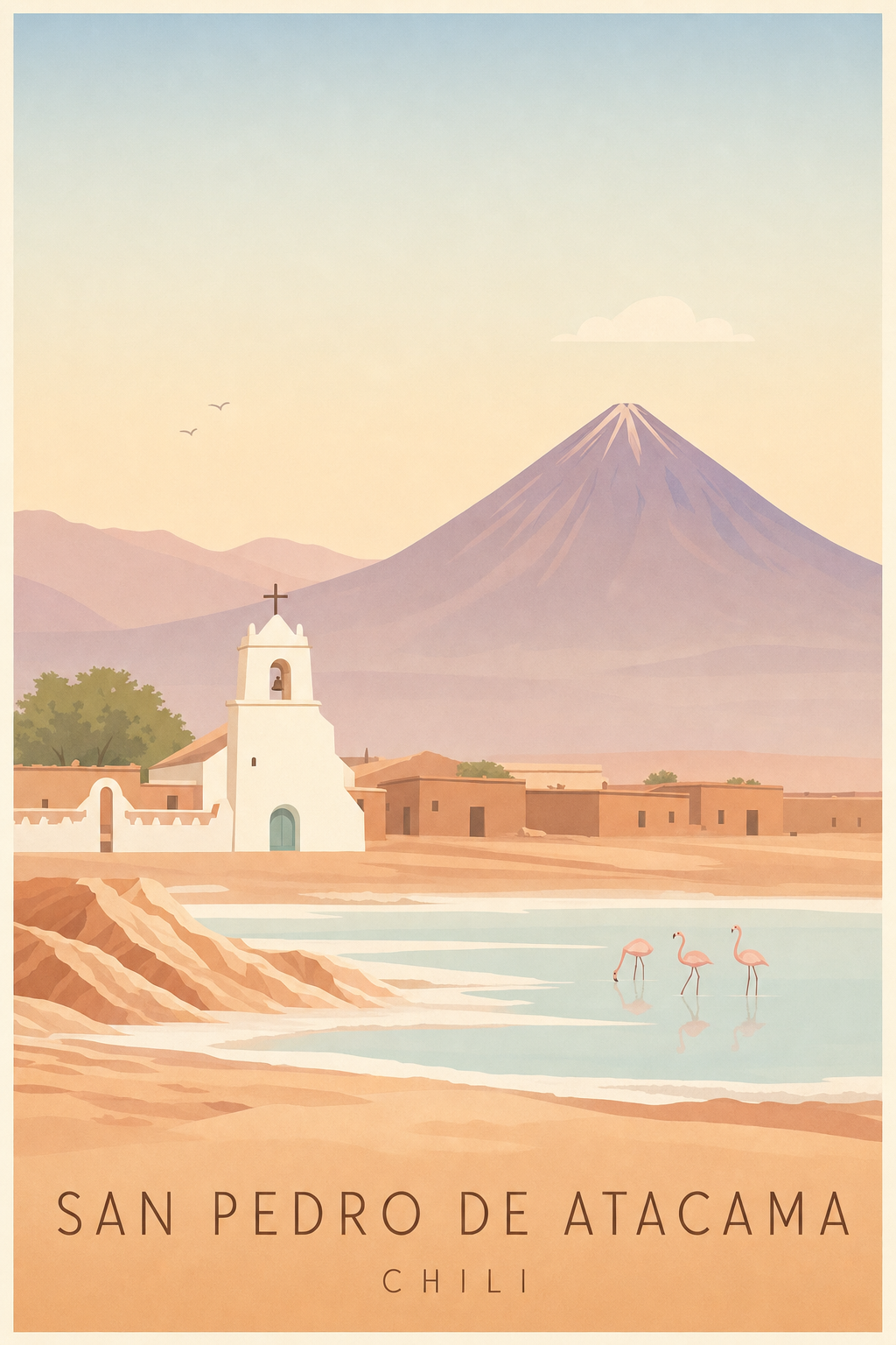 Affiche de San Pedro de Atacama - Poster Calme