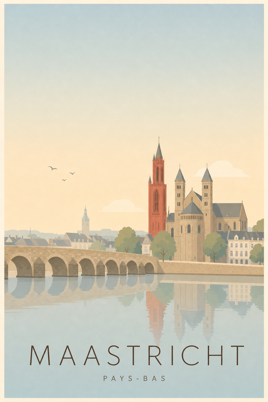 Affiche de Maastricht - Poster Calme