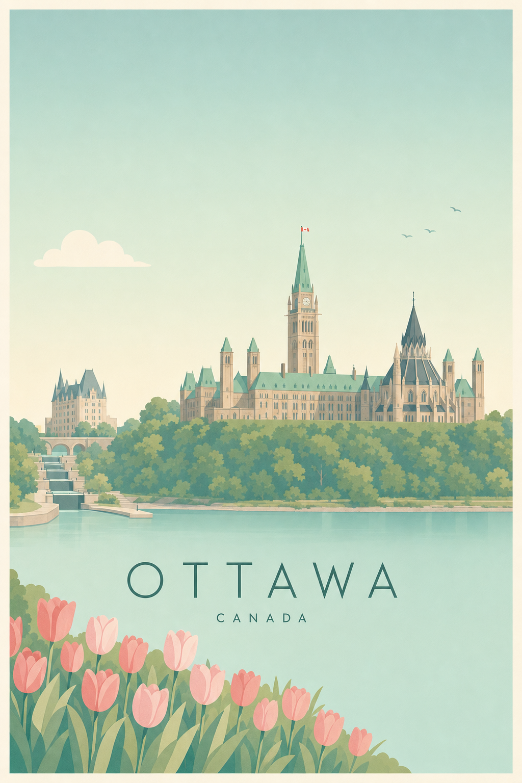 Affiche d'Ottawa - Poster Calme