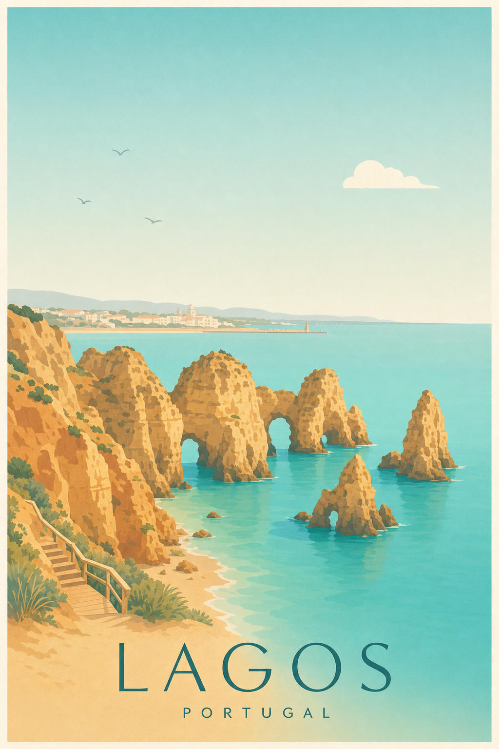 Affiche de Lagos - Poster Calme