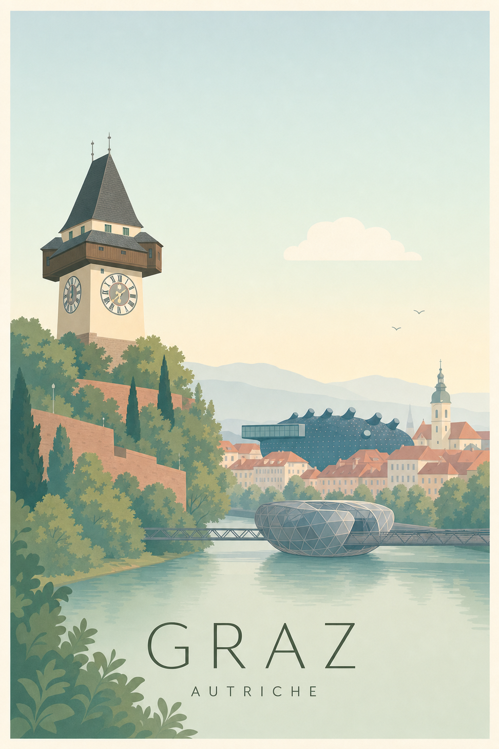 Affiche de Graz - Poster Calme