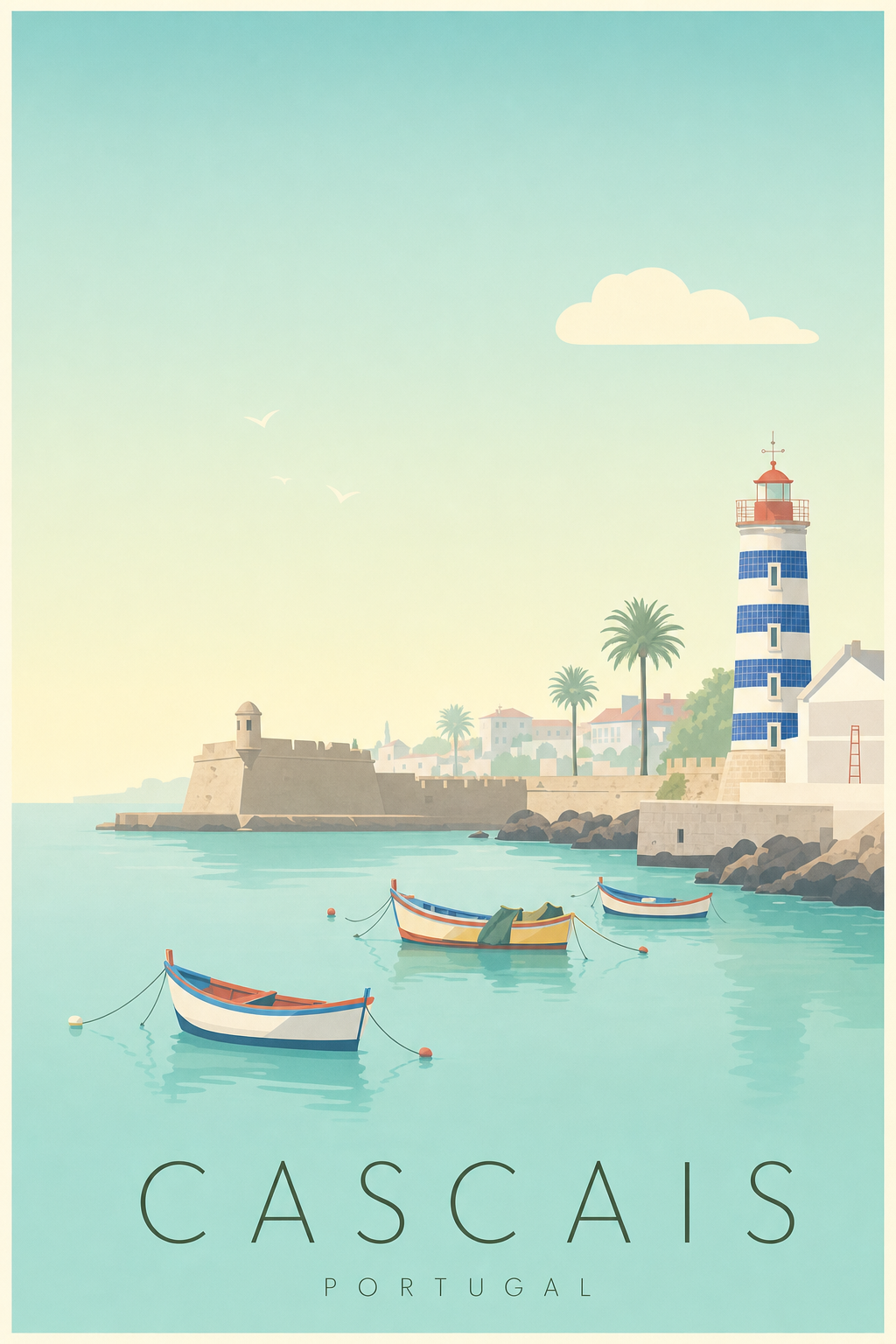 Affiche de Cascais - Poster Calme