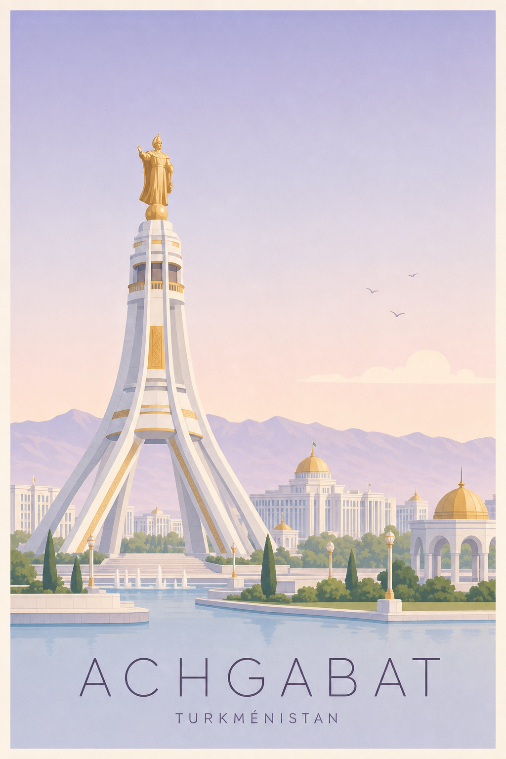 Affiche d'Achgabat - Poster Calme