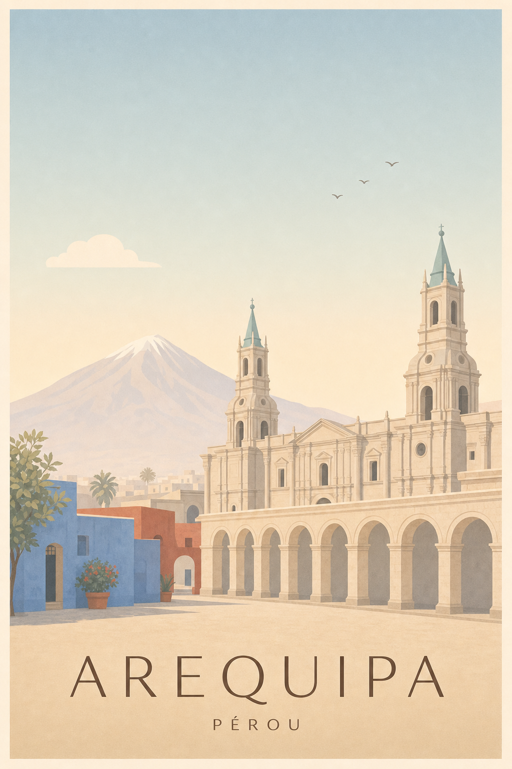 Affiche d'Arequipa - Poster Calme