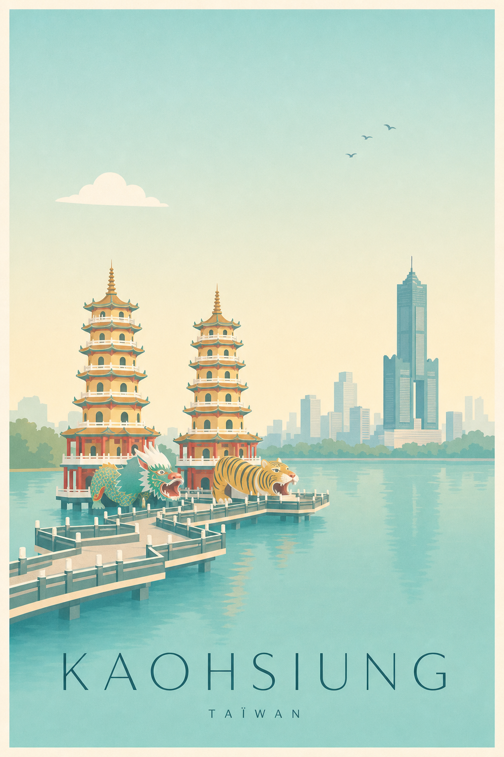 Affiche de Kaohsiung - Poster Calme