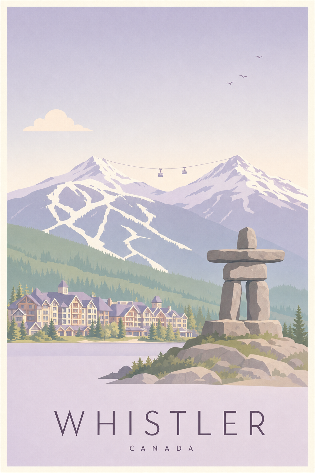 Affiche de Whistler - Poster Calme
