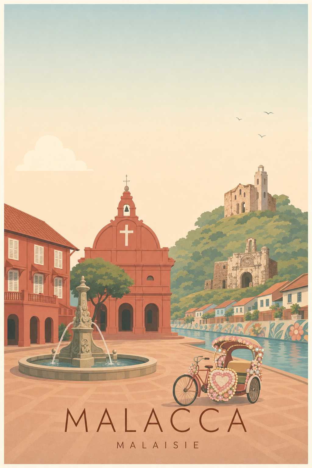 Affiche de Malacca - Poster Calme