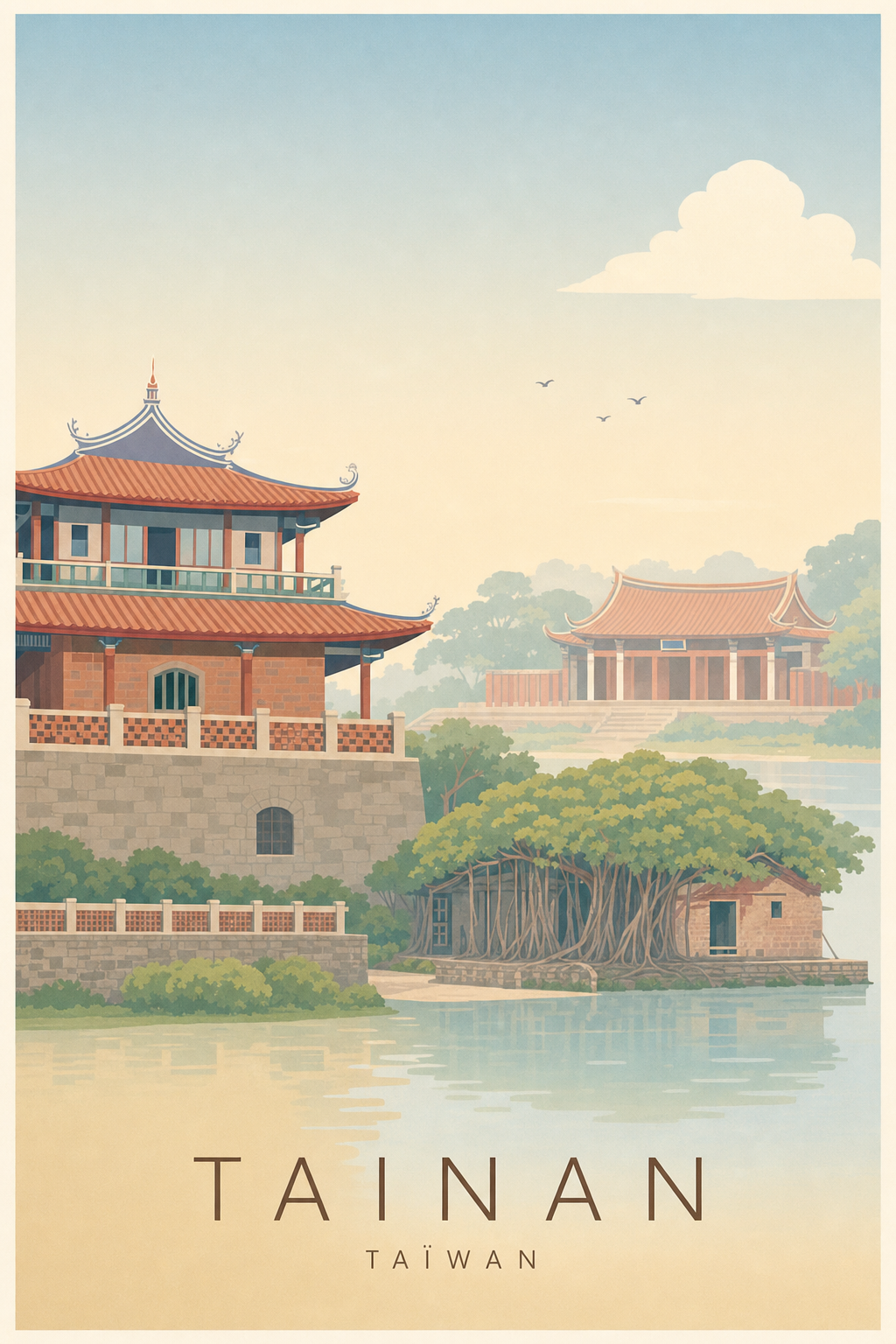 Affiche de Tainan - Poster Calme