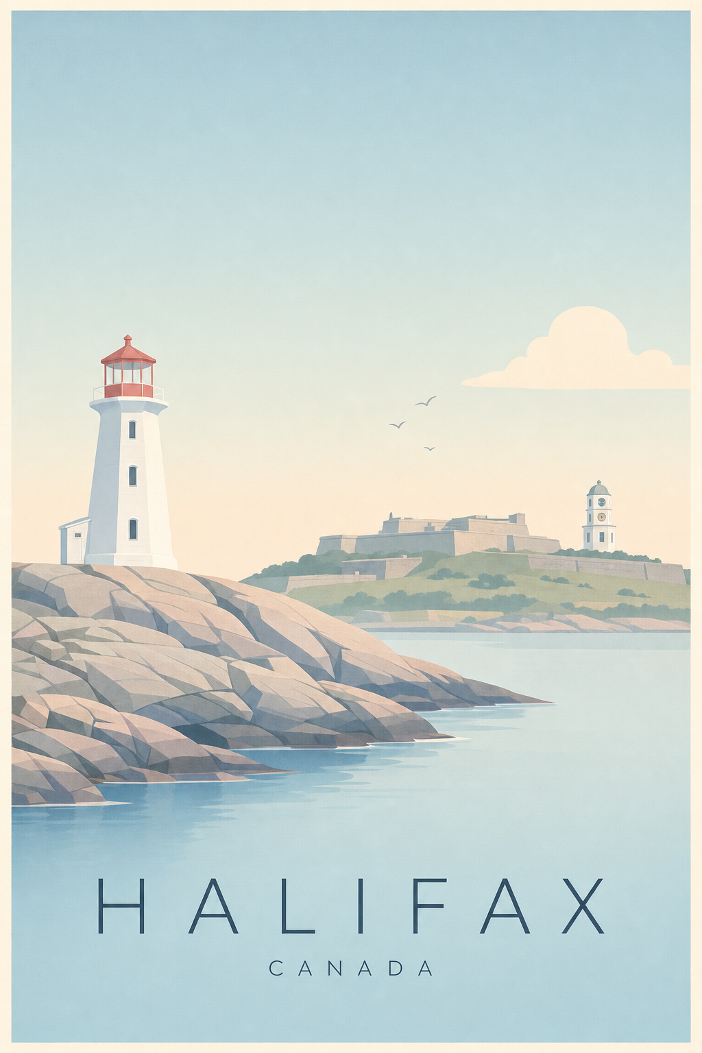 Affiche d'Halifax - Poster Calme