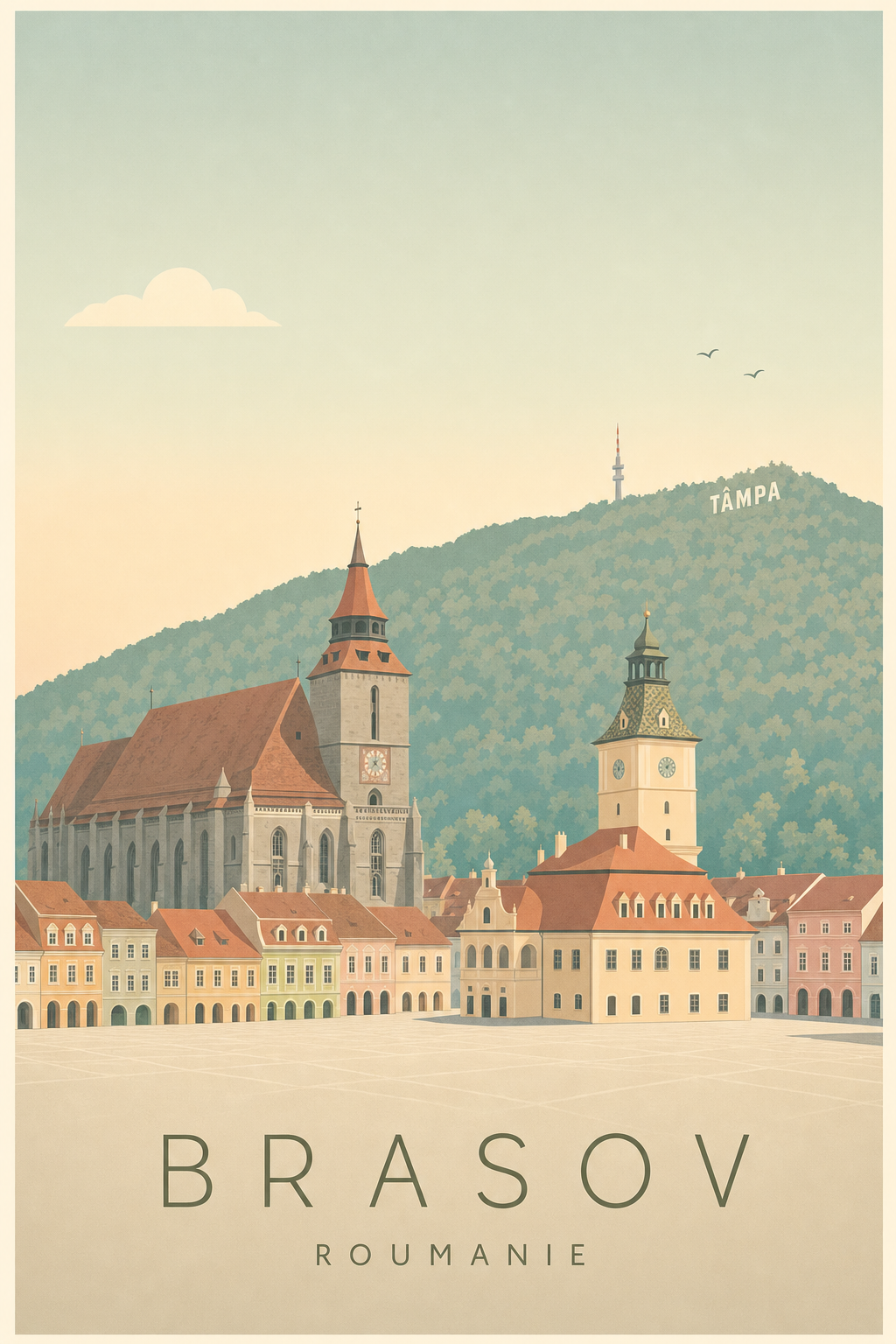 Affiche de Brasov - Poster Calme