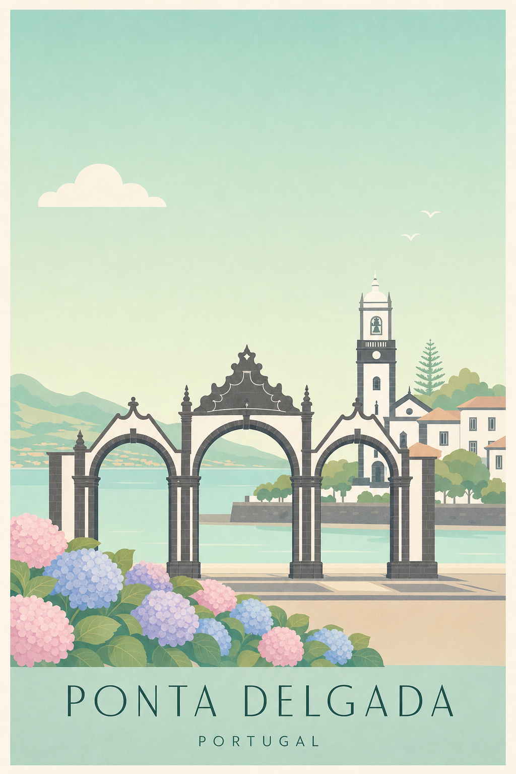 Affiche de Ponta Delgada - Poster Calme