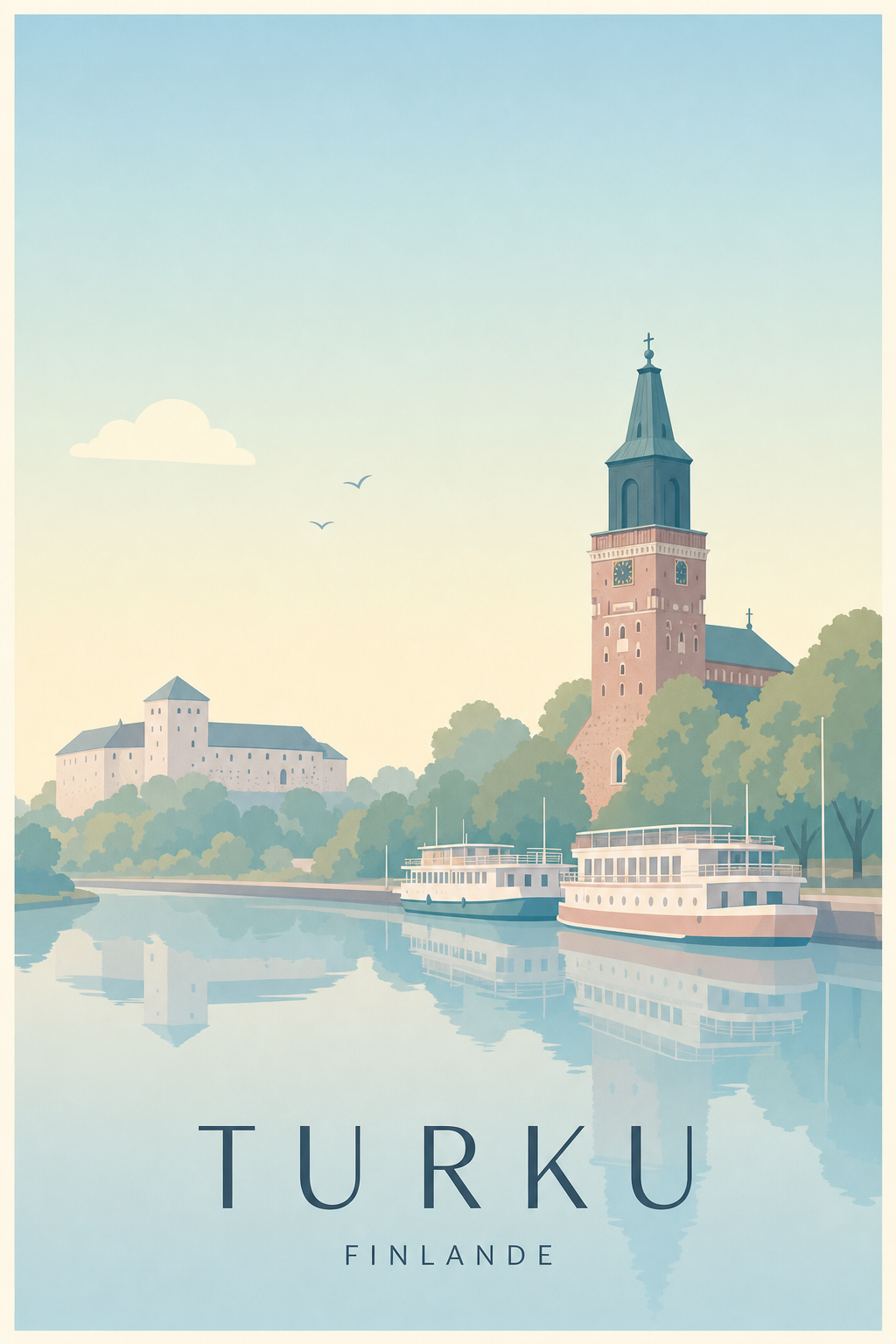 Affiche de Turku - Poster Calme