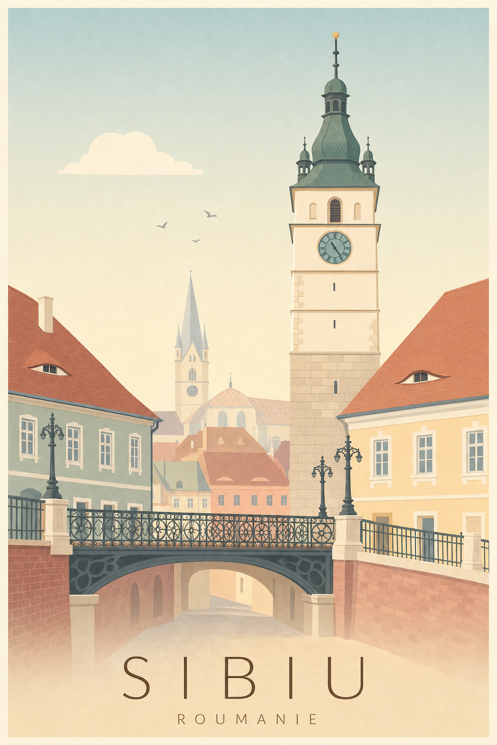 Affiche de Sibiu - Poster Calme