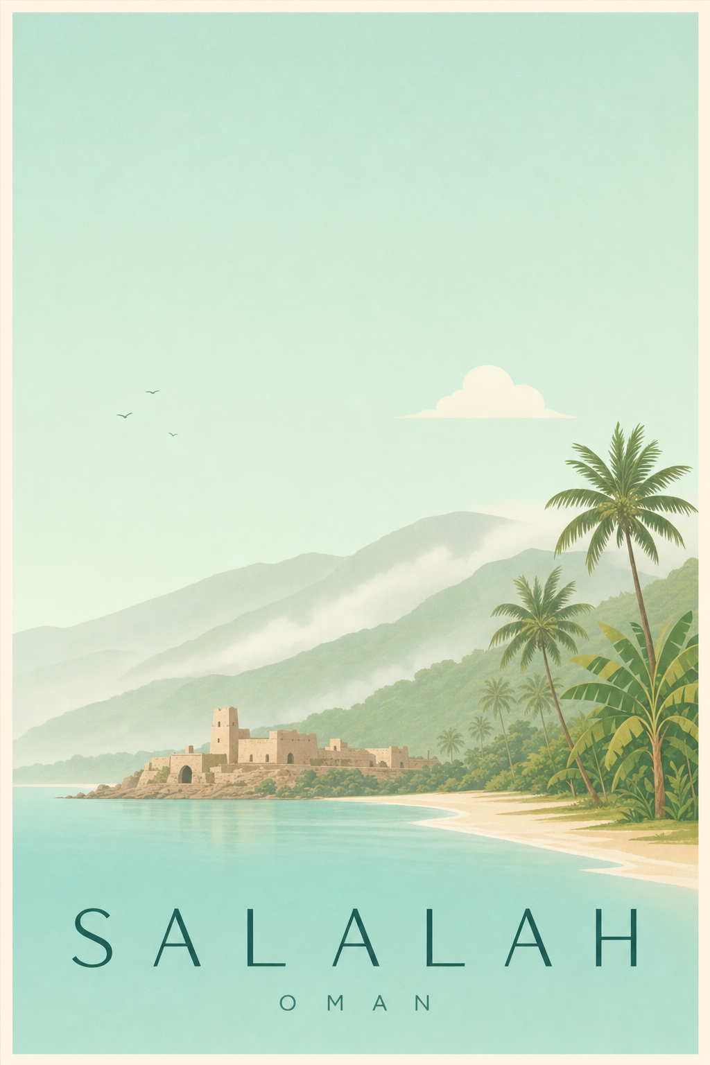 Affiche de Salalah - Poster Calme