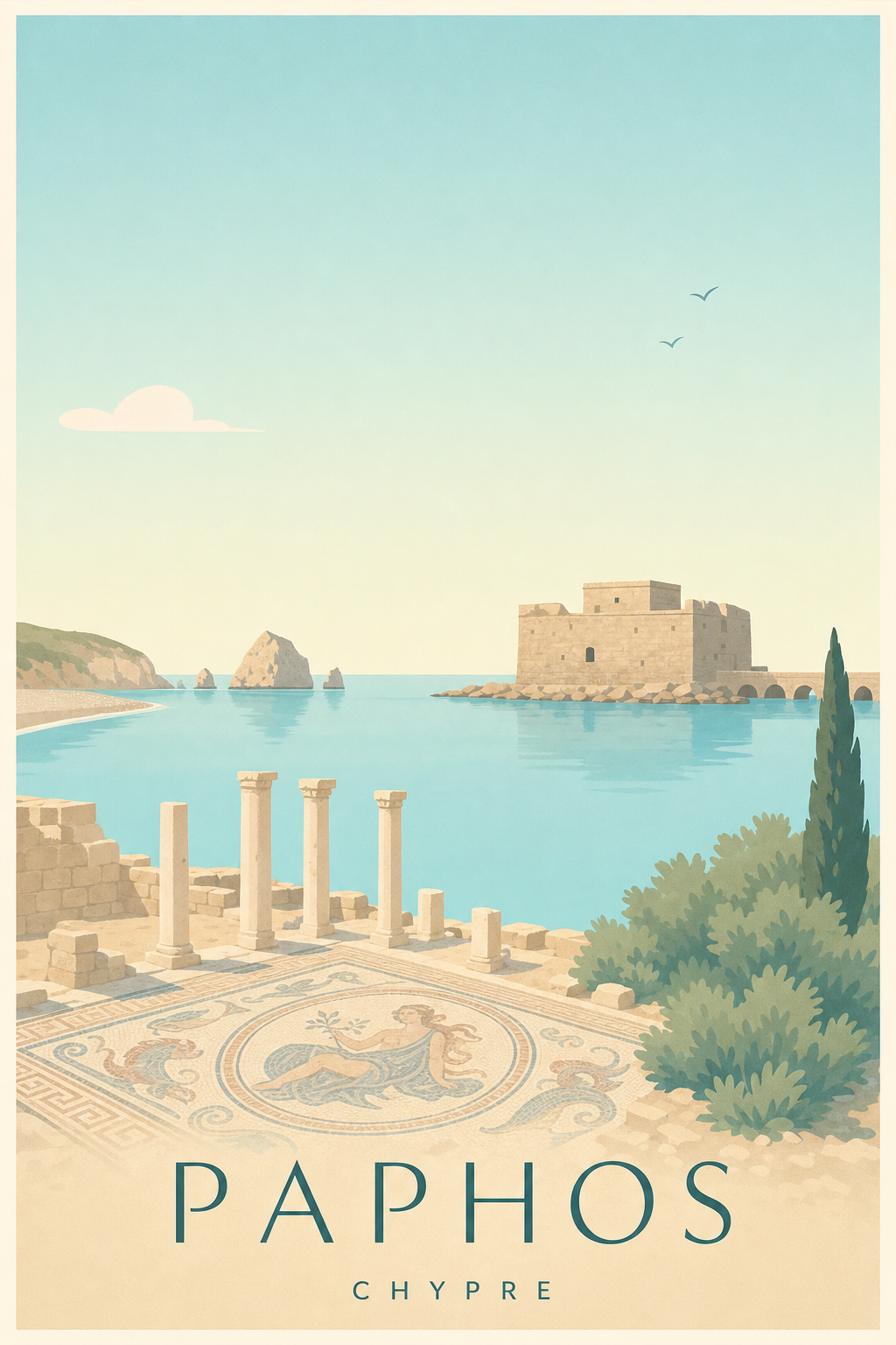 Affiche de Paphos - Poster Calme