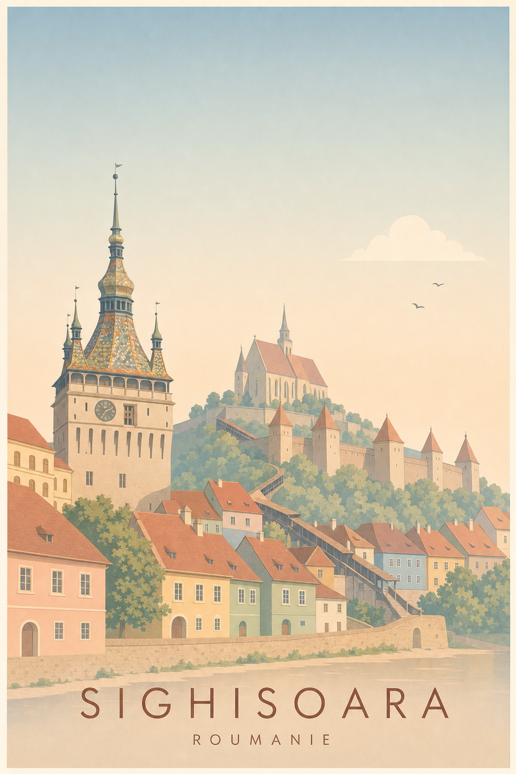 Affiche de Sighisoara - Poster Calme