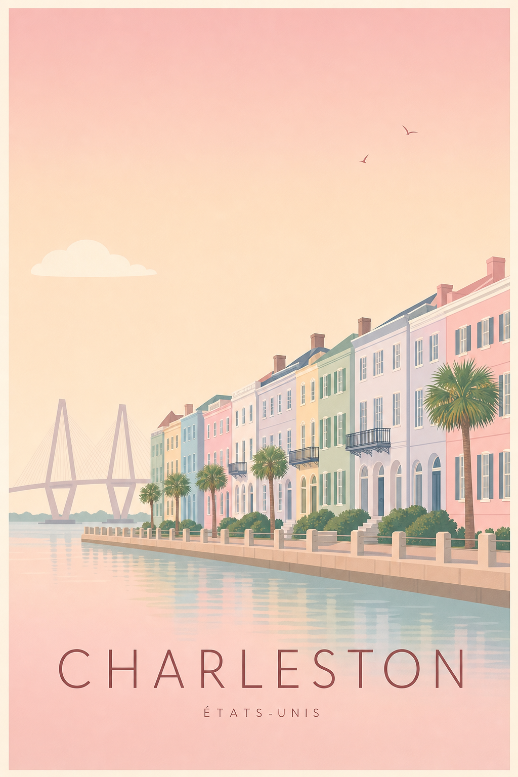 Affiche de Charleston - Poster Calme