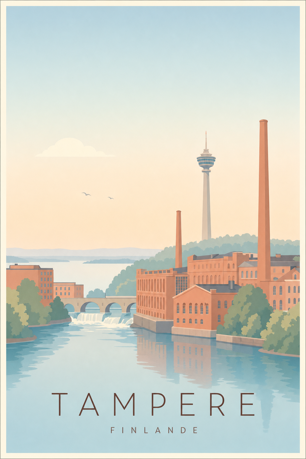 Affiche de Tampere - Poster Calme