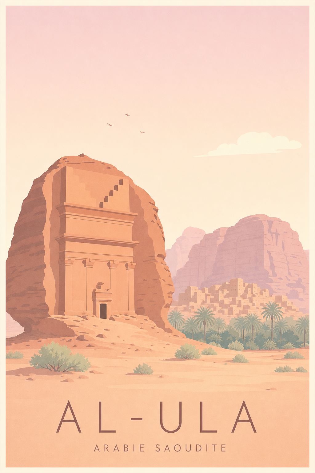 Affiche d'Al-Ula - Poster Calme