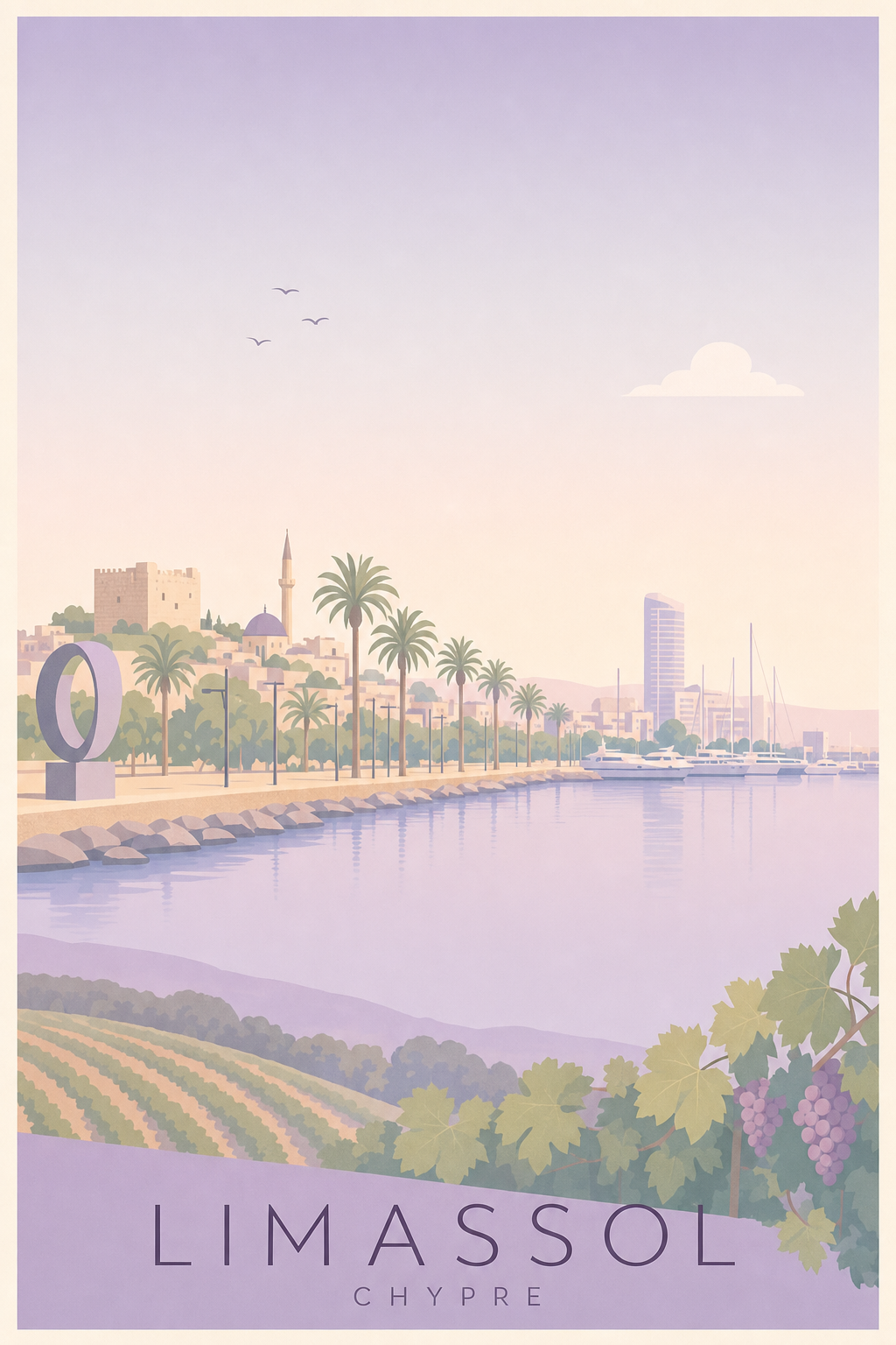 Affiche de Limassol - Poster Calme