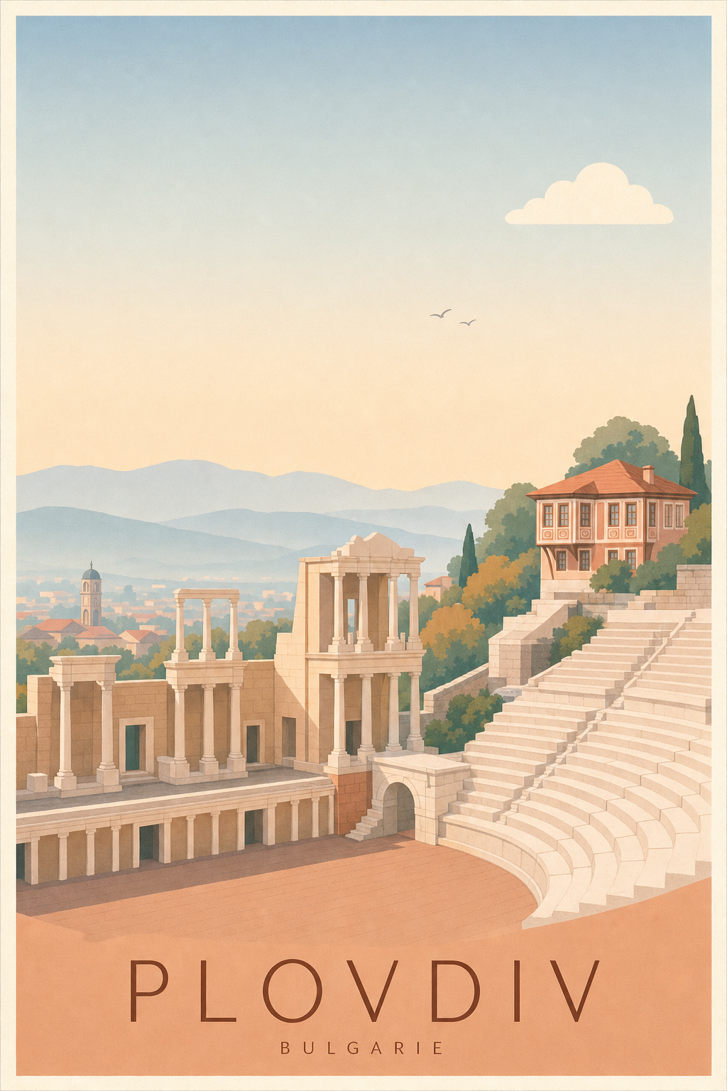 Affiche de Plovdiv - Poster Calme