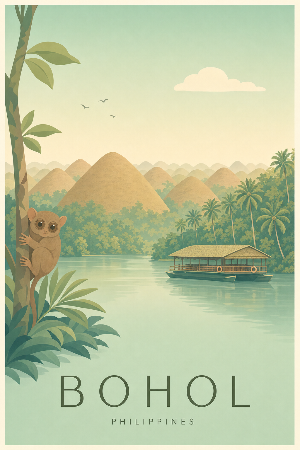 Affiche de Bohol - Poster Calme