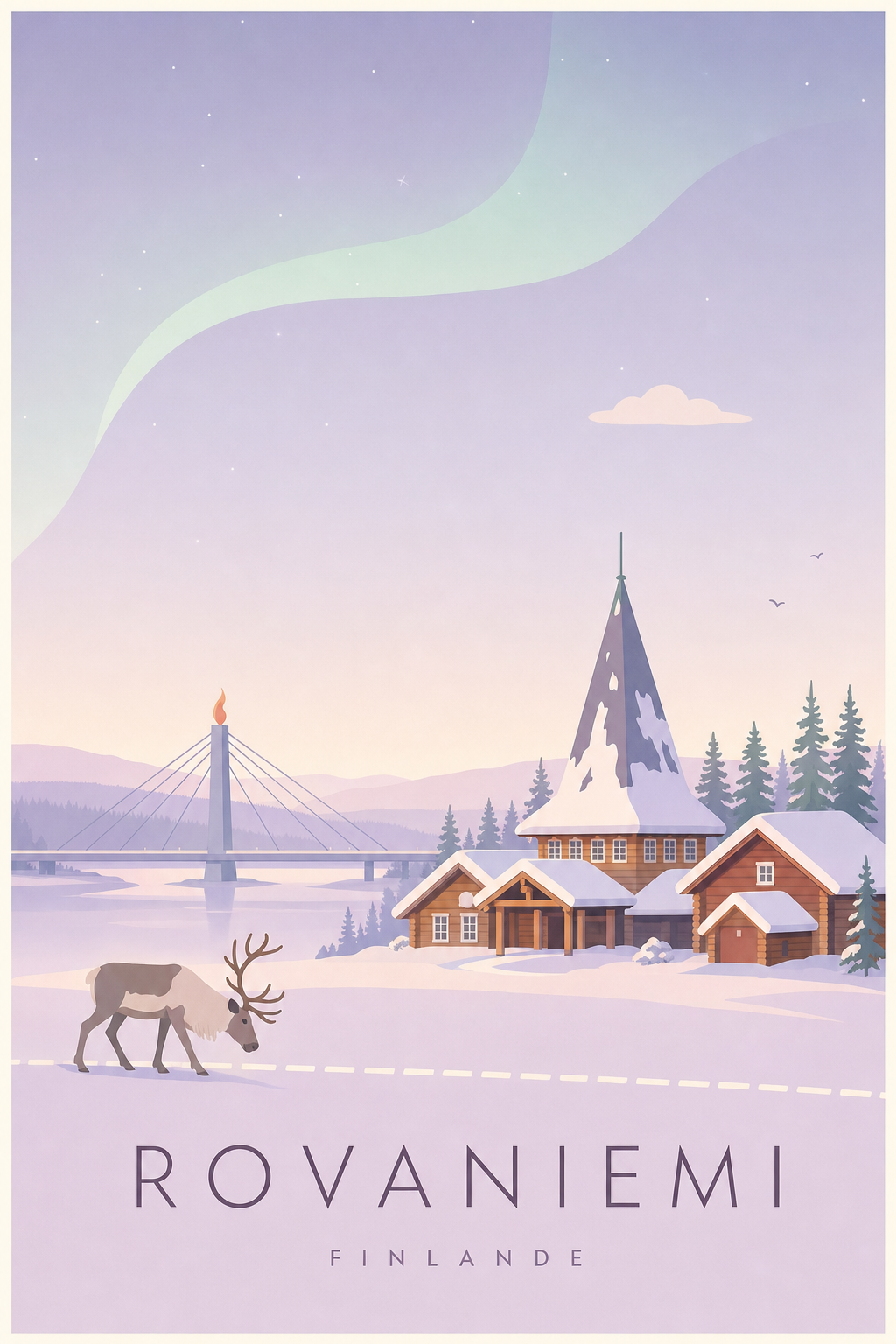 Affiche de Rovaniemi - Poster Calme