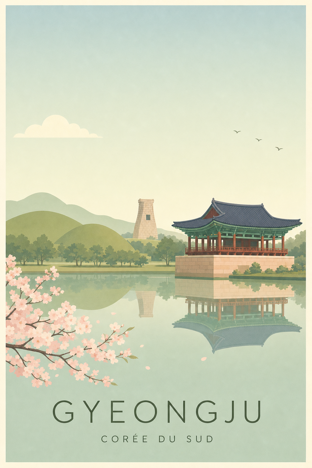 Affiche de Gyeongju - Poster Calme