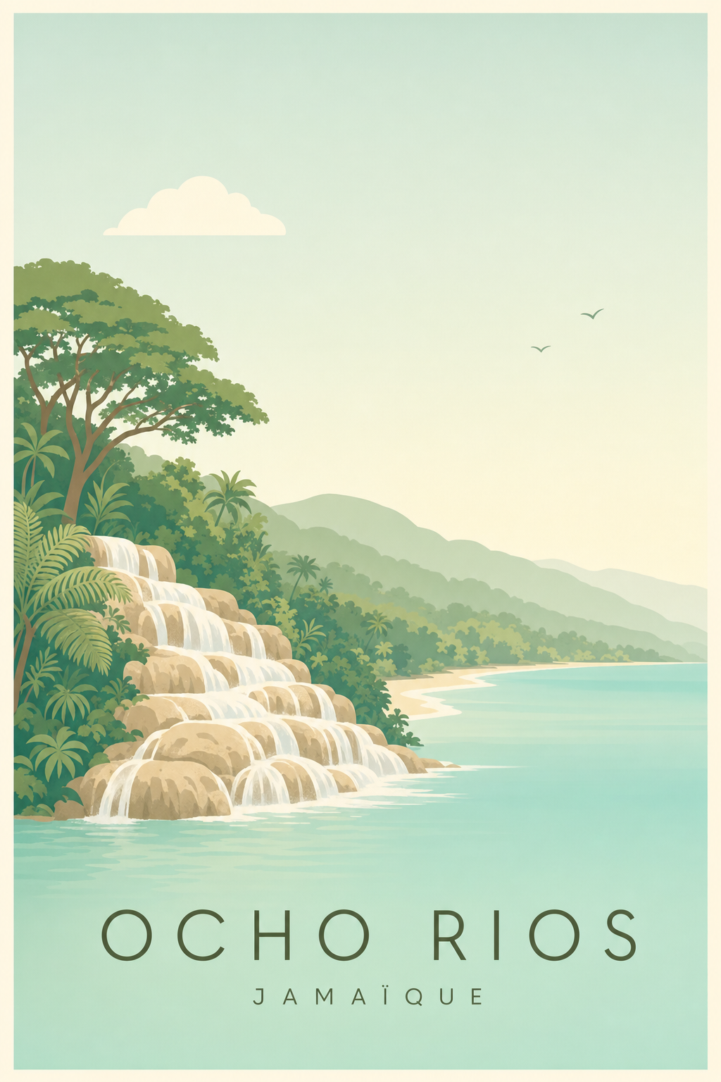 Affiche d'Ocho Rios - Poster Calme