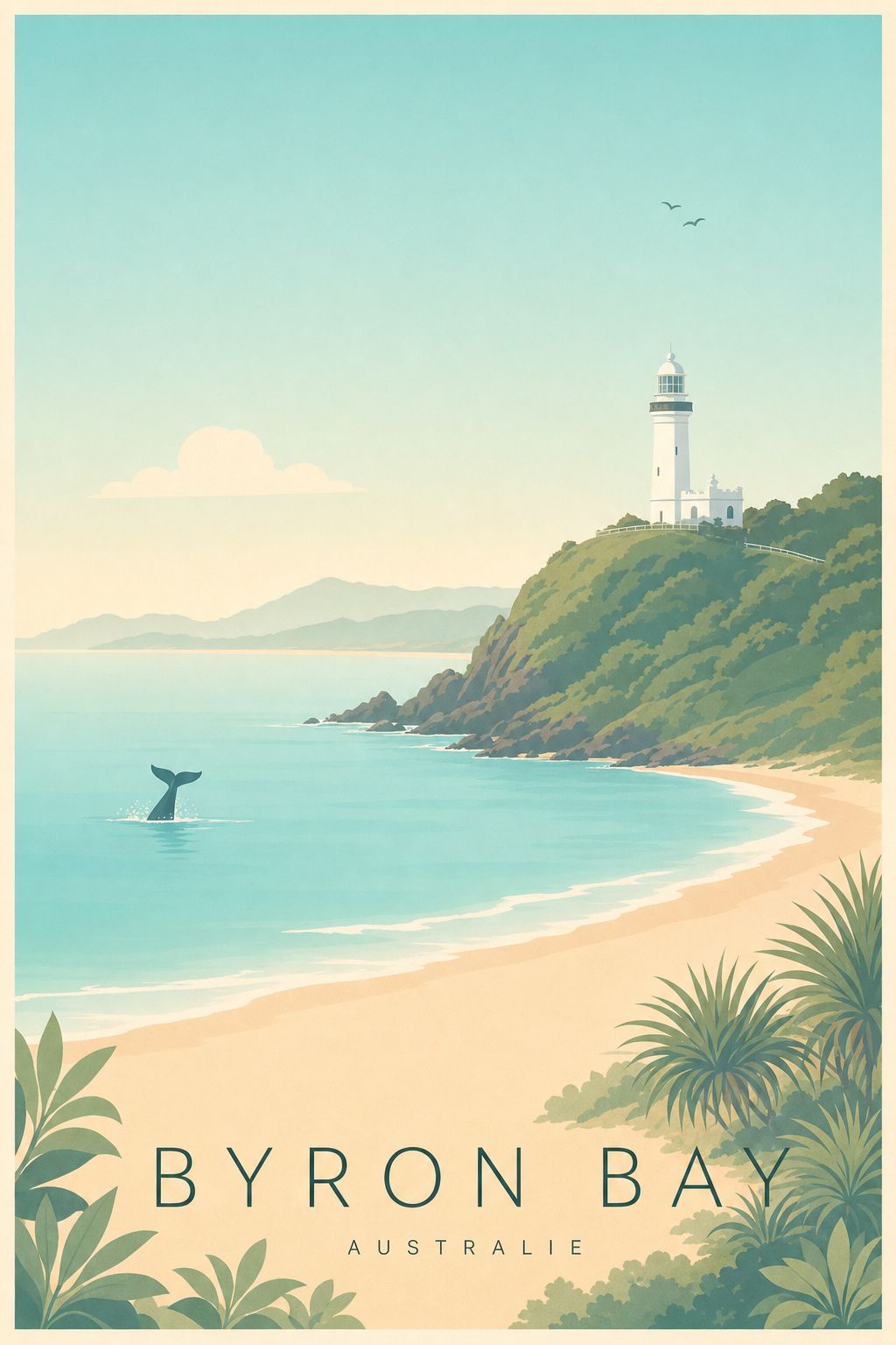Affiche de Byron Bay - Poster Calme